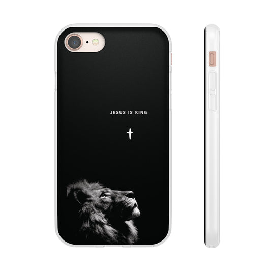 Jesus is King- Clear Flexi Cases