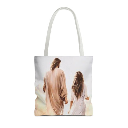 Jesus Walks with- Me Tote Bag - NZC Apparel: Nashz Couture