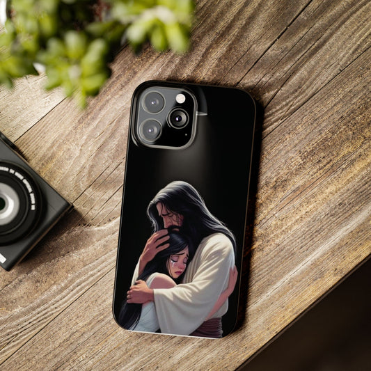 Slim Phone Cases - Jesus Safe Arms - NZC Apparel: Nashz Couture