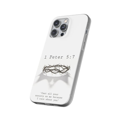 Cast Your Burdens- Clear Flexi Case