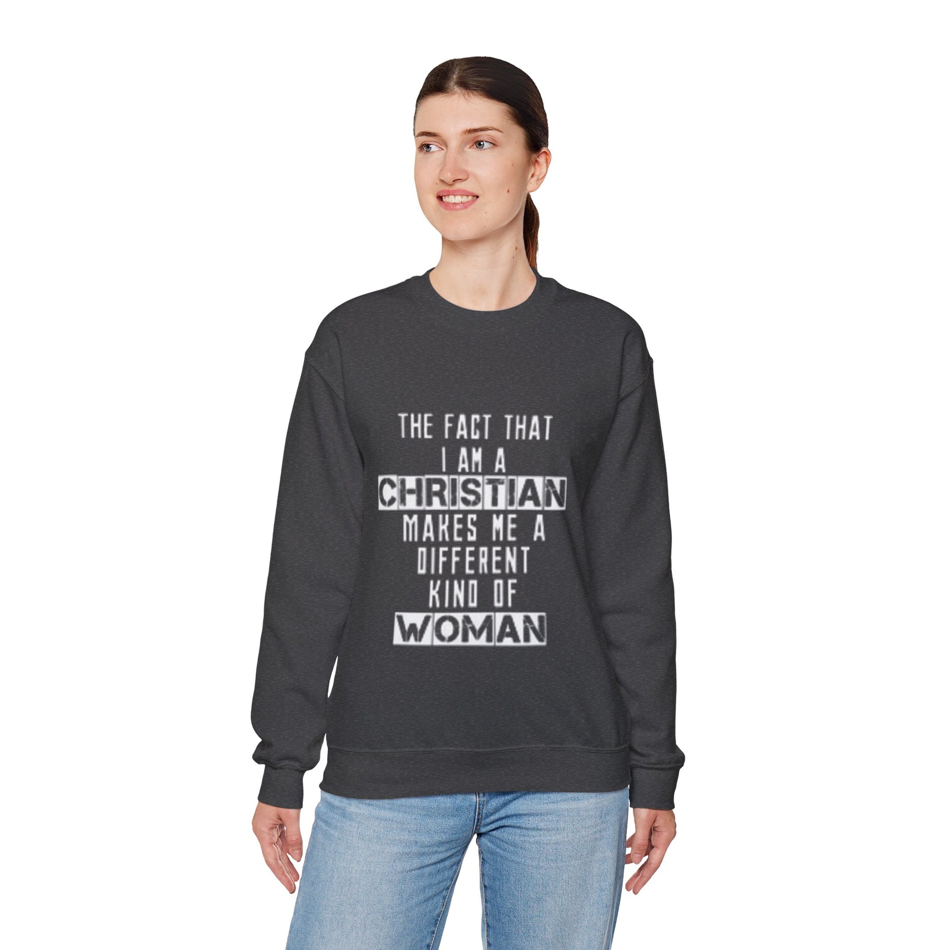 Christian Woman Sweatshirt - Modest Faith & Fashion Apparel - NZC Apparel: Nashz Couture