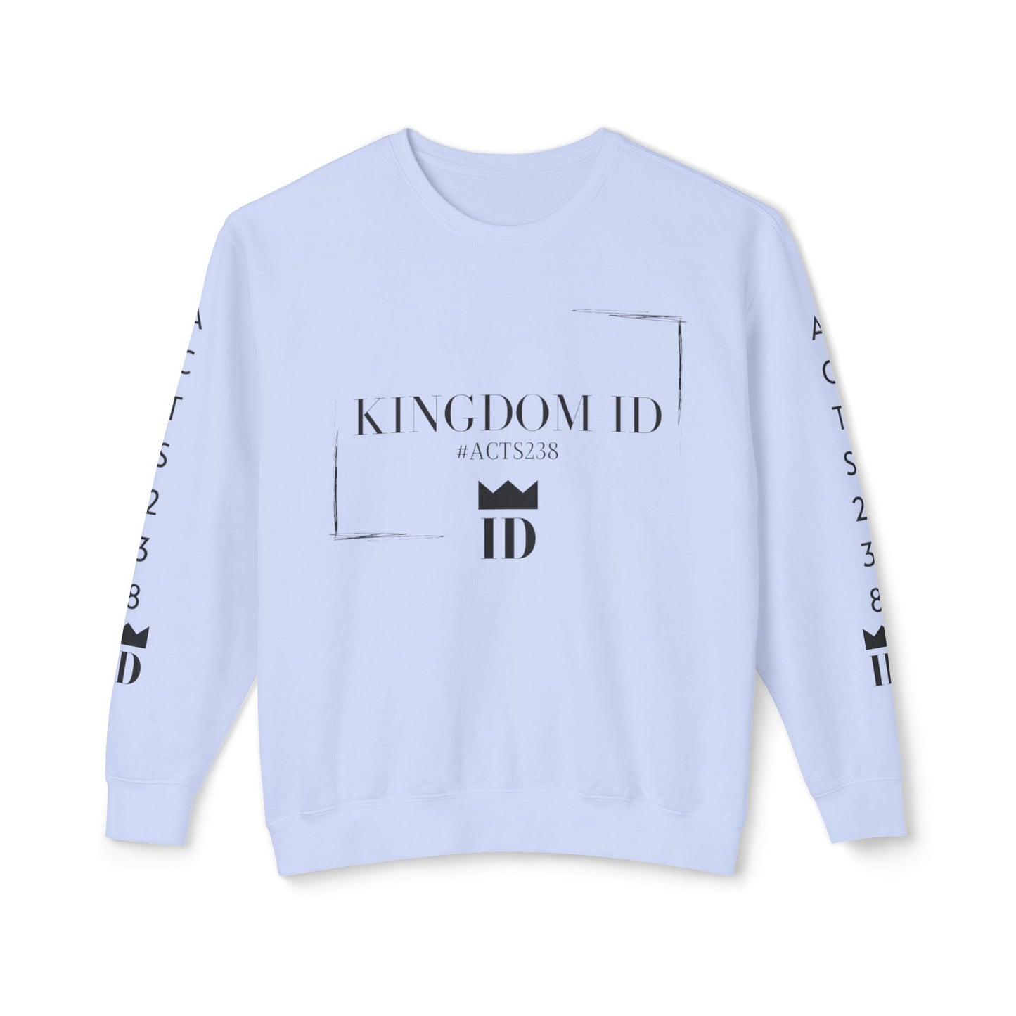 Kingdom ID Acts 2:38 Christian Unisex Crewneck Sweatshirt - NZC Apparel: Nashz Couture