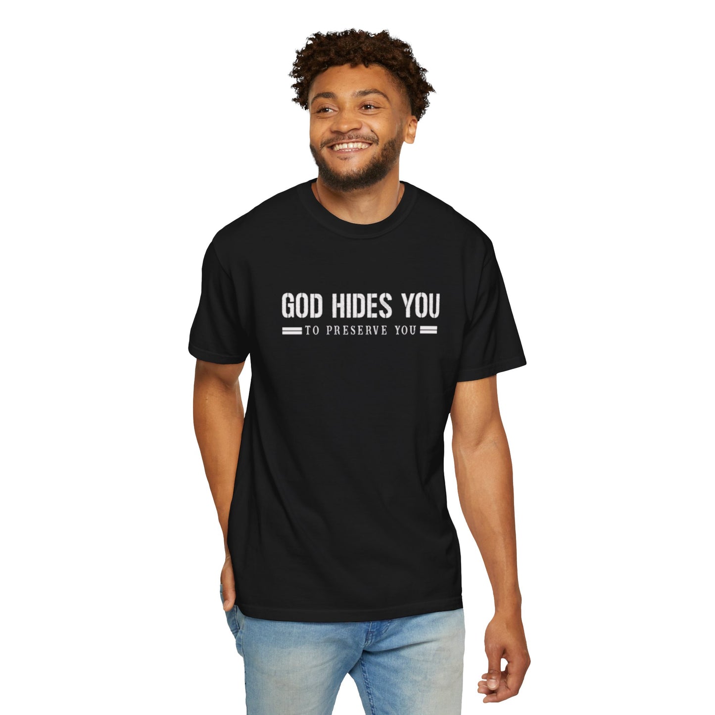 GOD HIDES  T-shirt - NZC Apparel: Nashz Couture