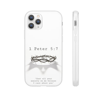 Cast Your Burdens- Clear Flexi Case