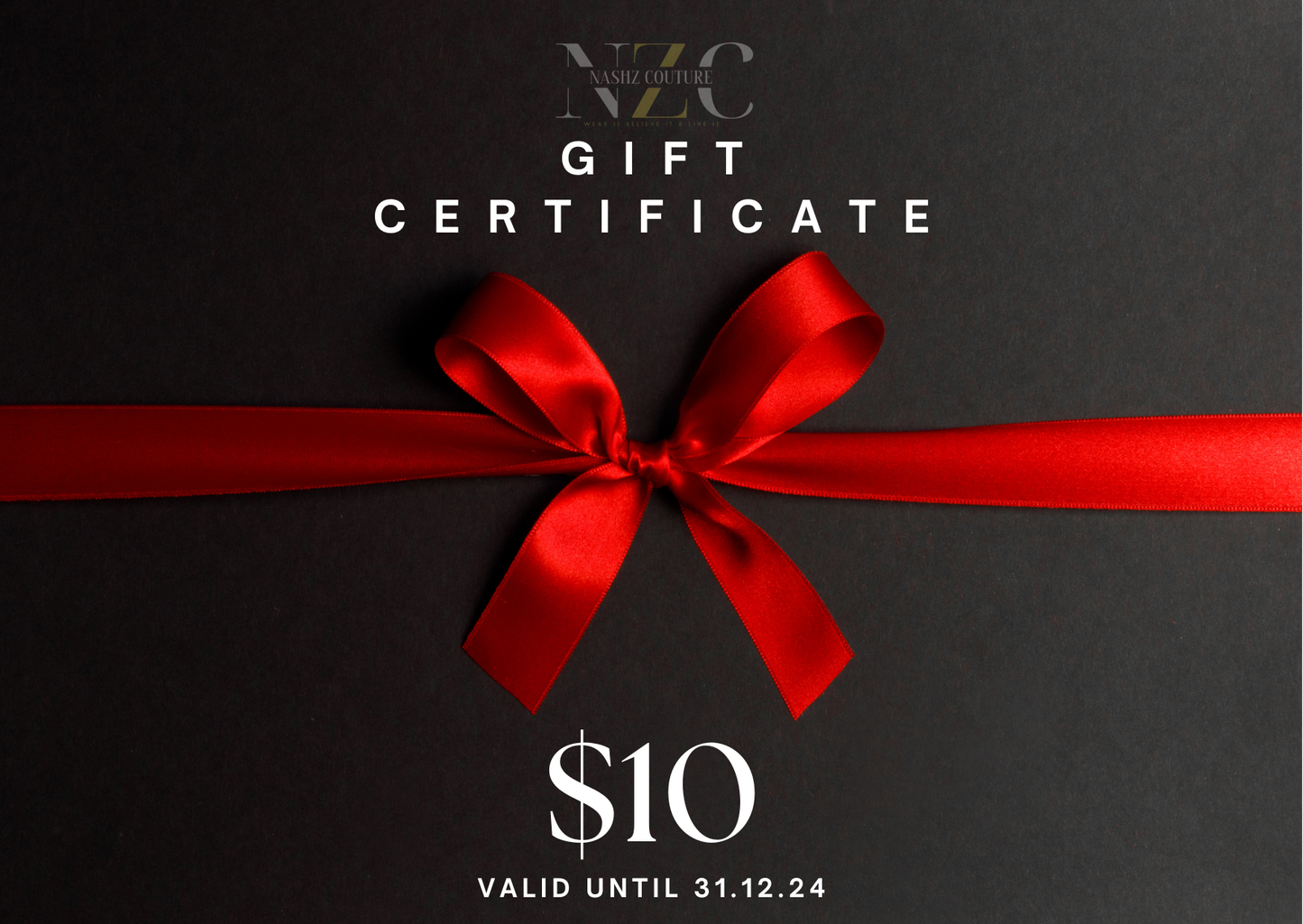 Gift Card - NZC Apparel: Nashz Couture