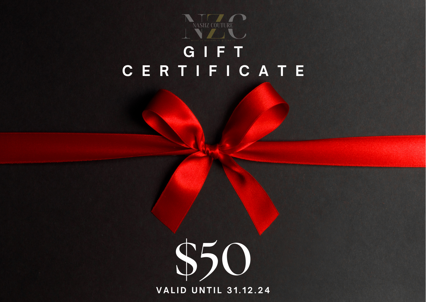 Gift Card - NZC Apparel: Nashz Couture